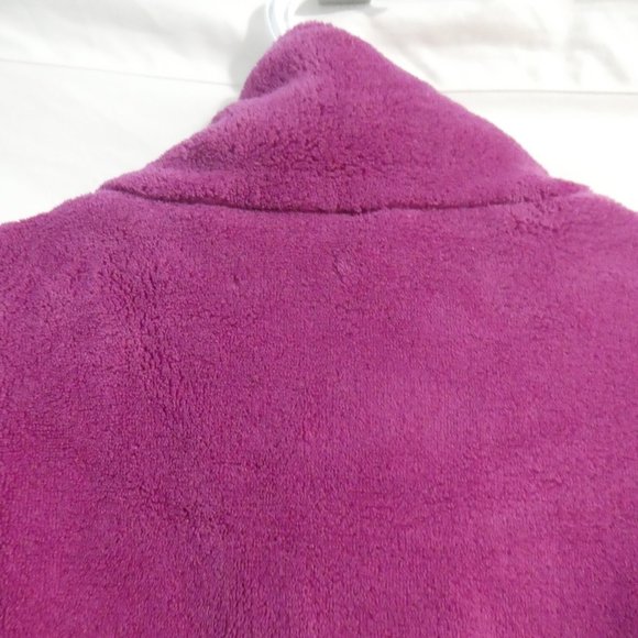 JOE FRESH | large, 10-12 kids | Purple Bathrobe With Snowflake Pocket - Picture 10 of 15